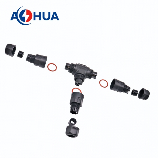 2芯三通防水接頭