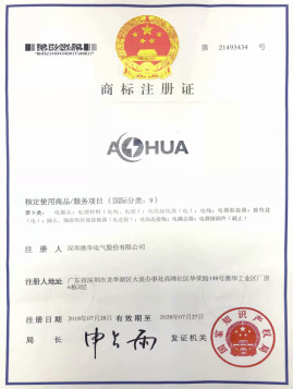 中國(guó)商標(biāo)注冊(cè)證書